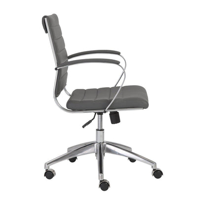 Chaise de bureau à dossier bas Axel de style européen