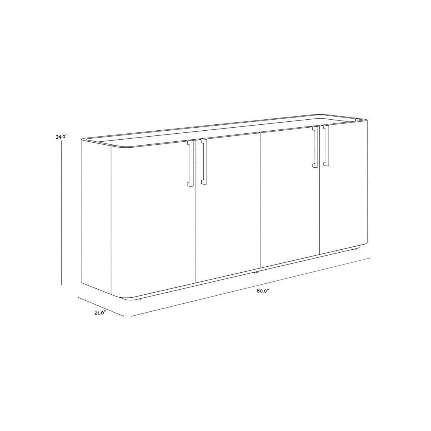 Buffet Sunpan Jamille