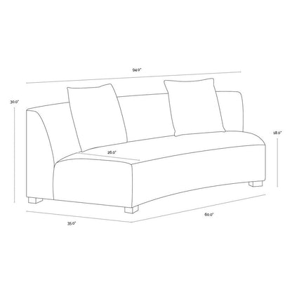 Canapé modulaire Sunpan Sarasota