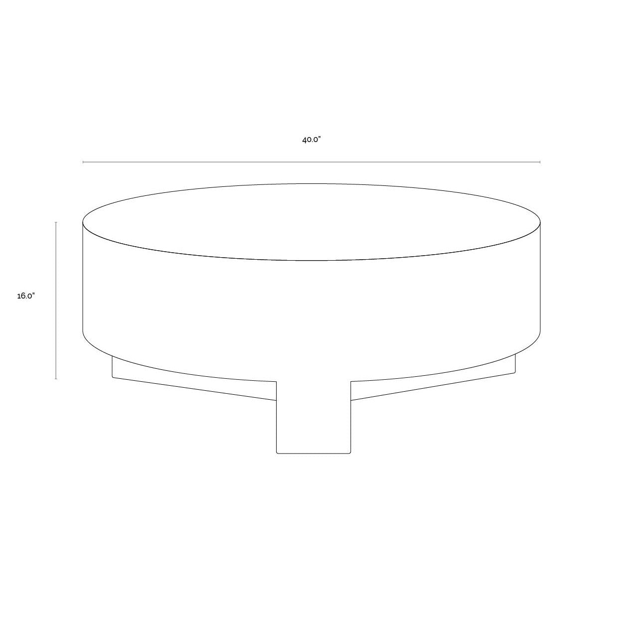 Table basse Sunpan Mirella