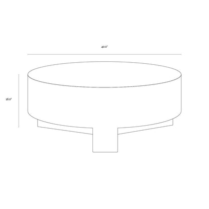 Table basse Sunpan Mirella