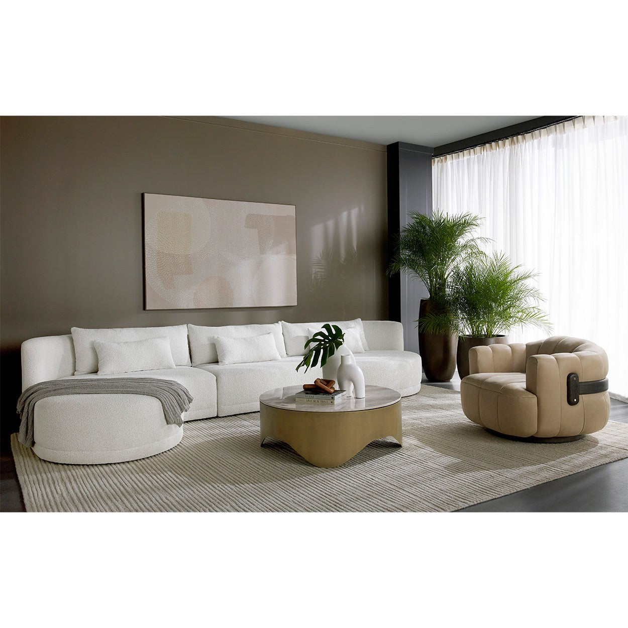 Table basse Sunpan Guinevere