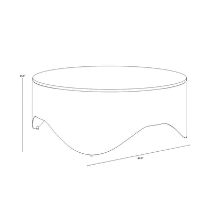 Table basse Sunpan Guinevere
