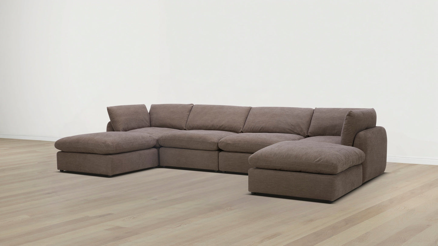 Canapé en tissu - Dune Espresso