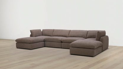 Canapé en tissu - Dune Espresso