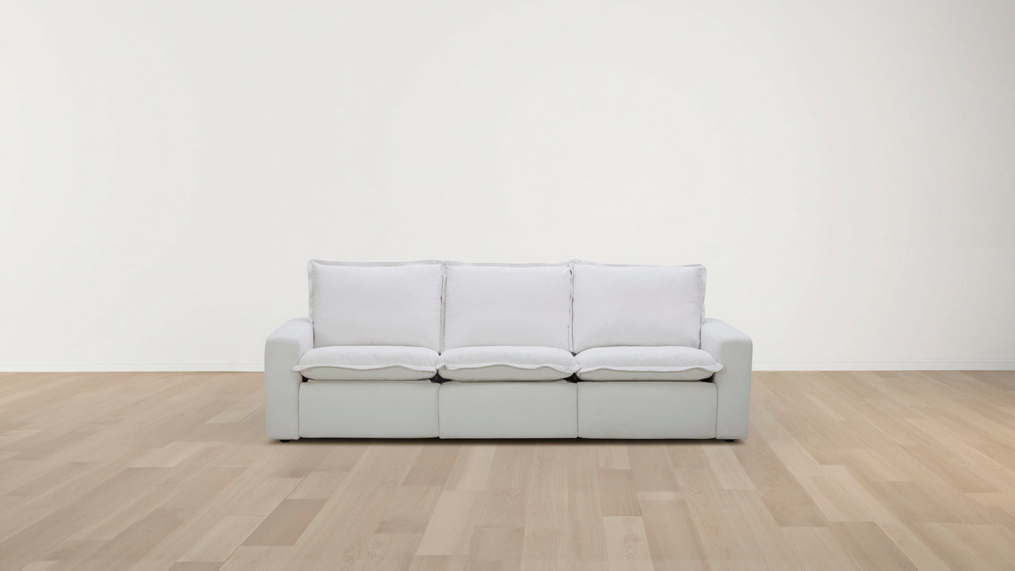 Canapé inclinable électrique - Dewi Vanille