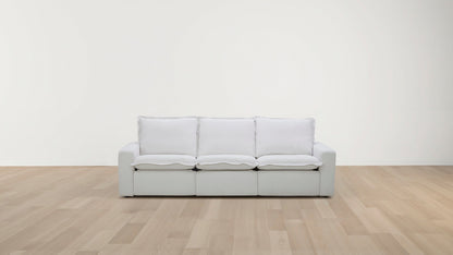 Canapé inclinable électrique - Dewi Vanille