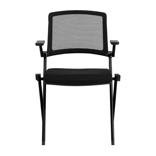 Chaise visiteur empilable Hilma de style européen - Lot de 2