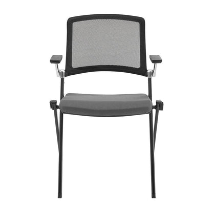 Chaise visiteur empilable Hilma de style européen - Lot de 2