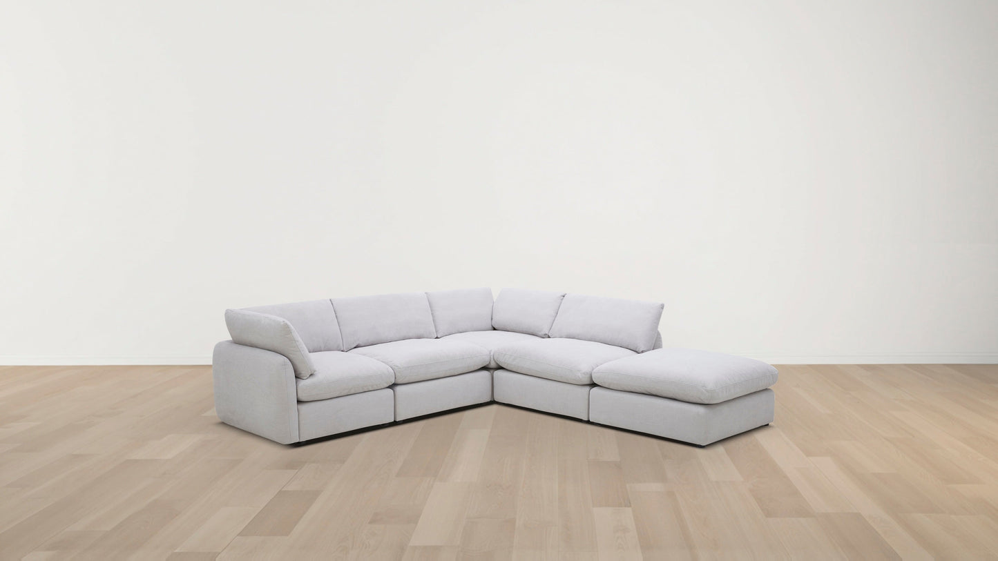 Canapé méridienne - Coquillage Dune