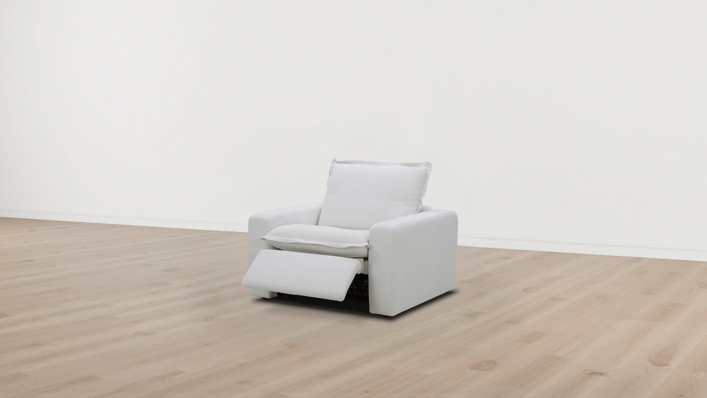 Fauteuil inclinable électrique - Dewi Vanille