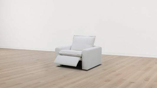 Fauteuil inclinable électrique - Dewi Vanille