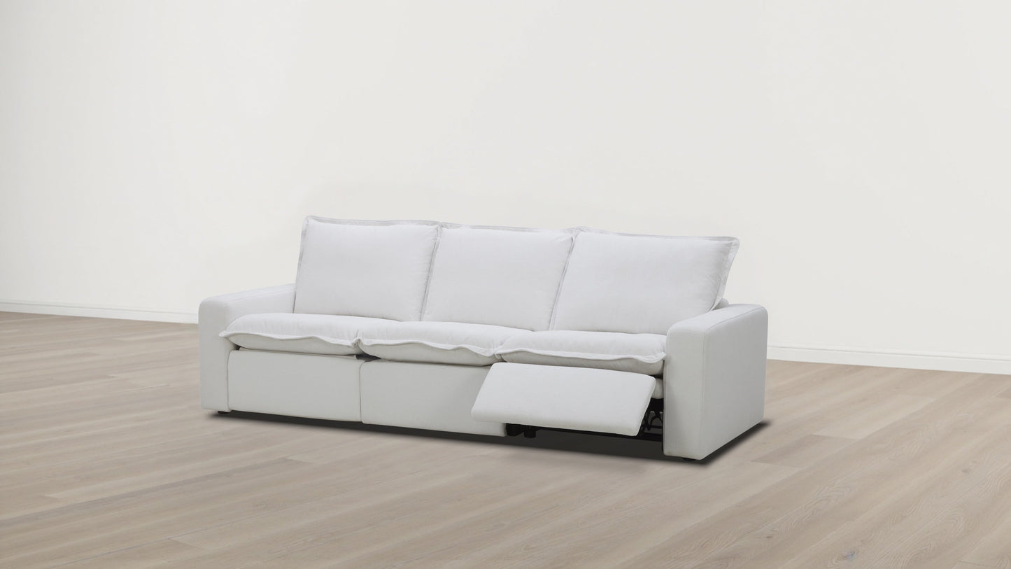 Canapé inclinable électrique - Dewi Vanille