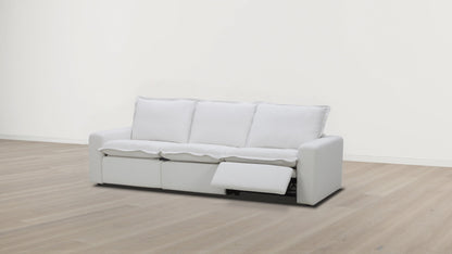 Canapé inclinable électrique - Dewi Vanille