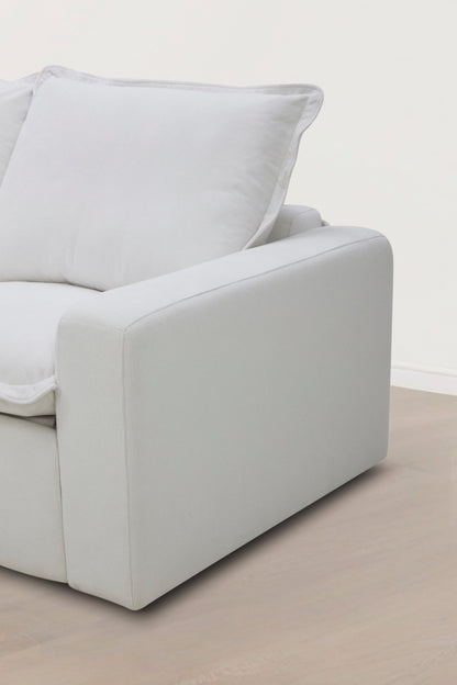 Canapé inclinable électrique - Dewi Vanille