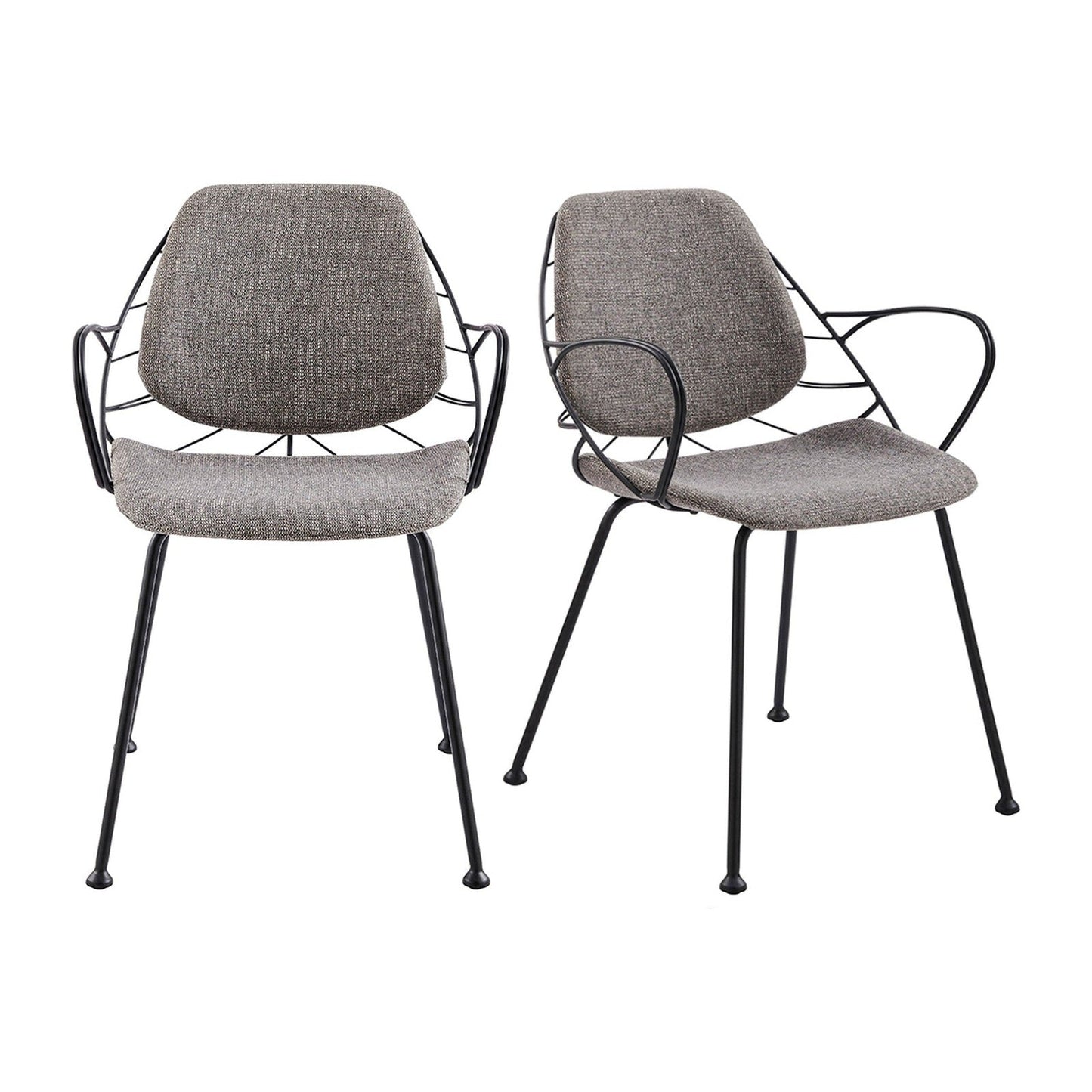 Fauteuil Linnea de style européen - Lot de 2