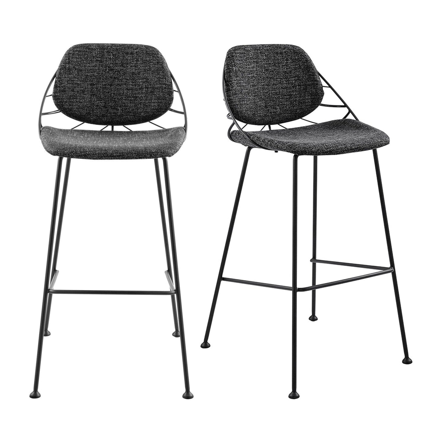 Tabouret de bar Linnea de style européen - Lot de 2