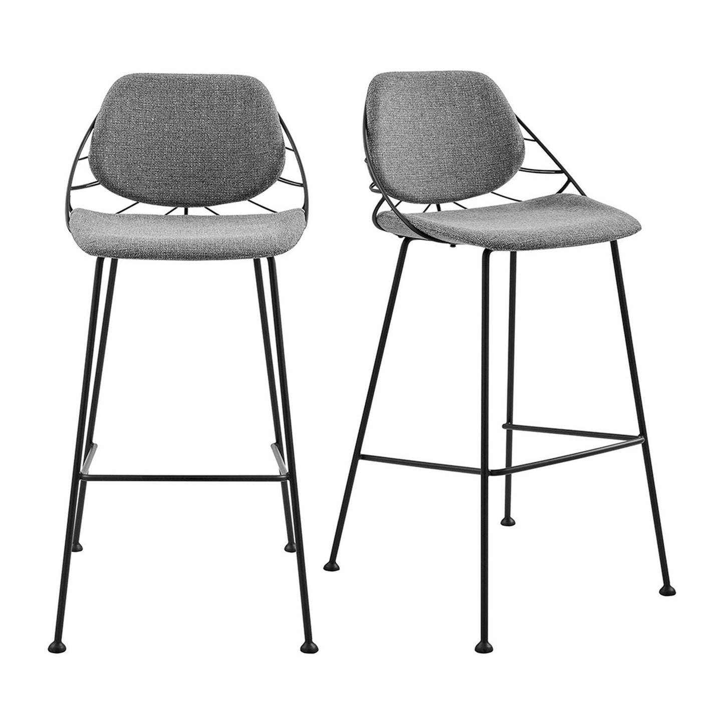 Tabouret de bar Linnea de style européen - Lot de 2