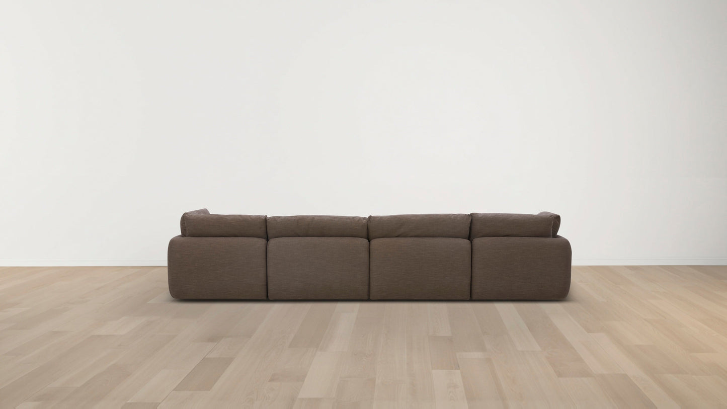 Canapé en tissu - Dune Espresso