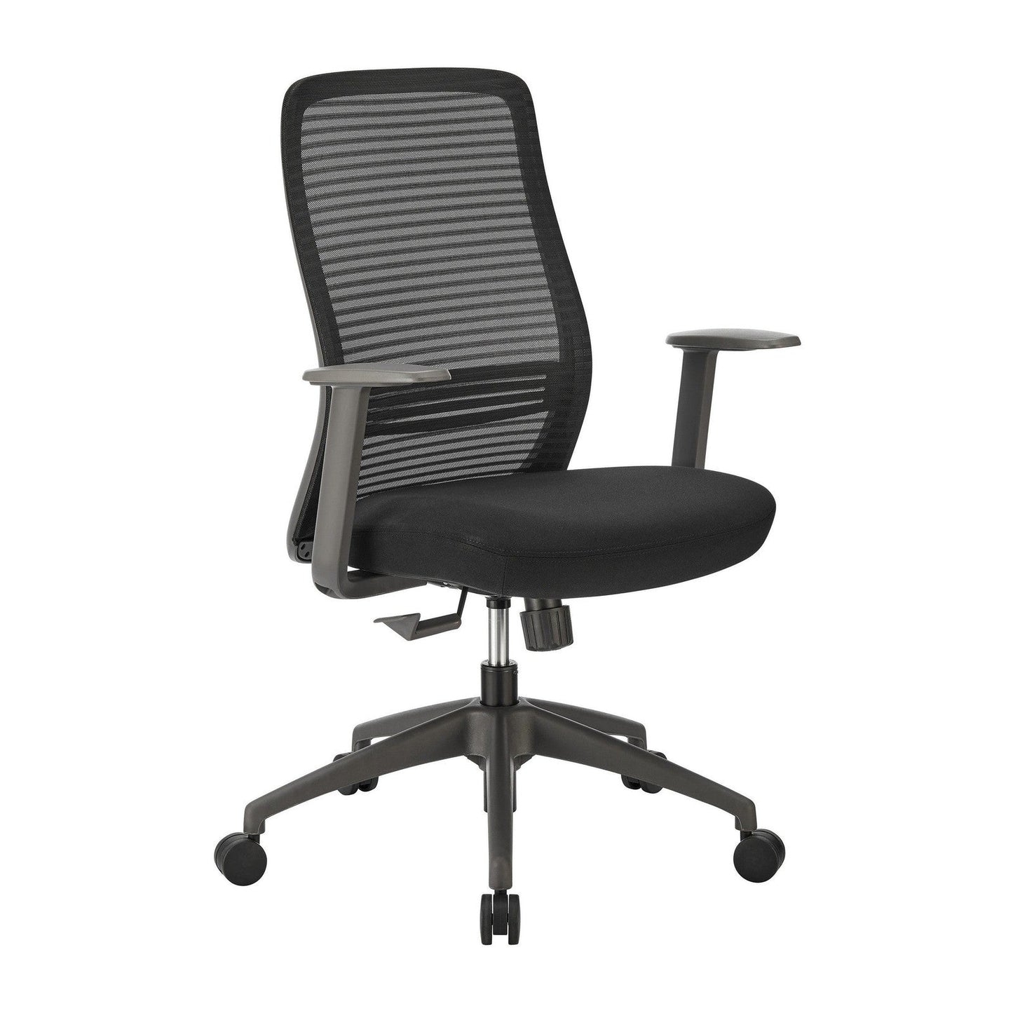 Chaise de bureau à dossier moyen Kasper de style européen