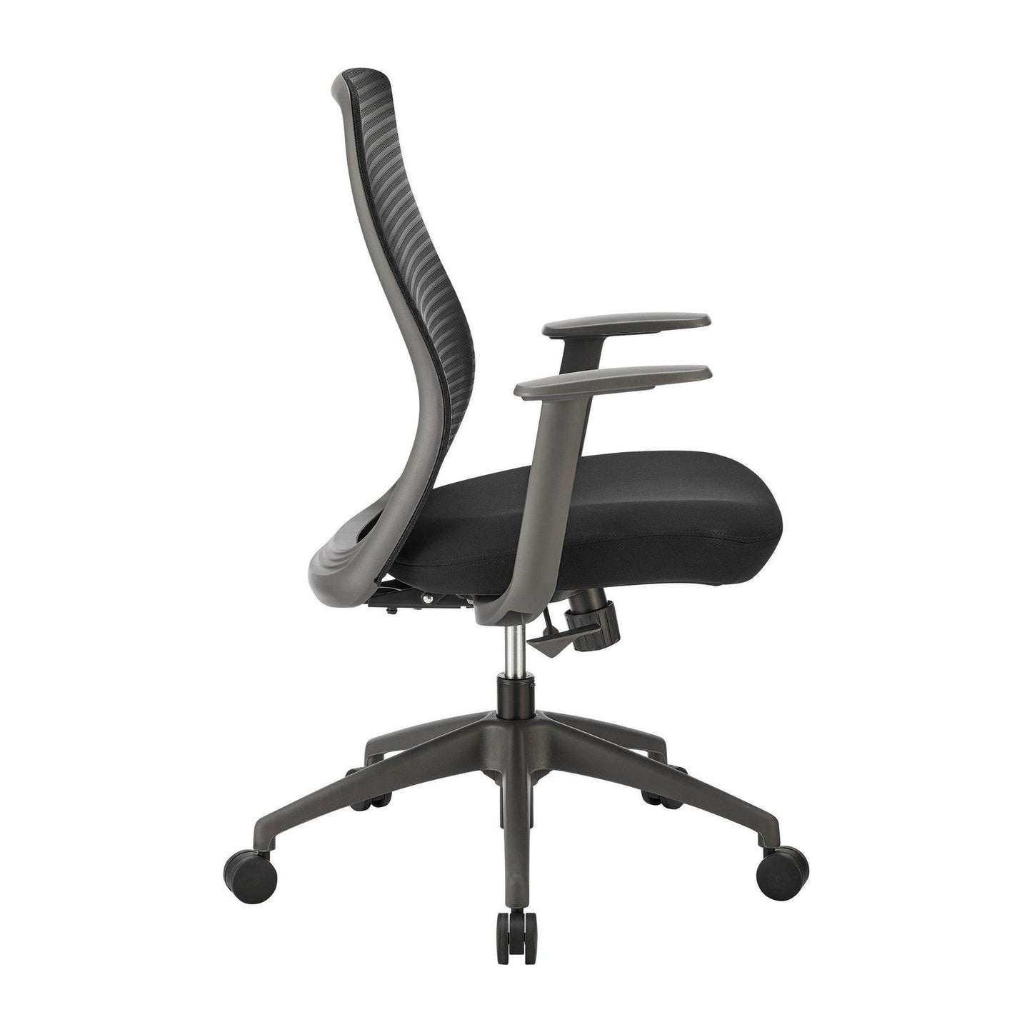 Chaise de bureau à dossier moyen Kasper de style européen