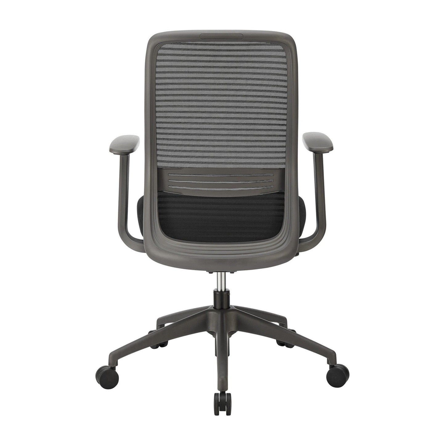 Chaise de bureau à dossier moyen Kasper de style européen