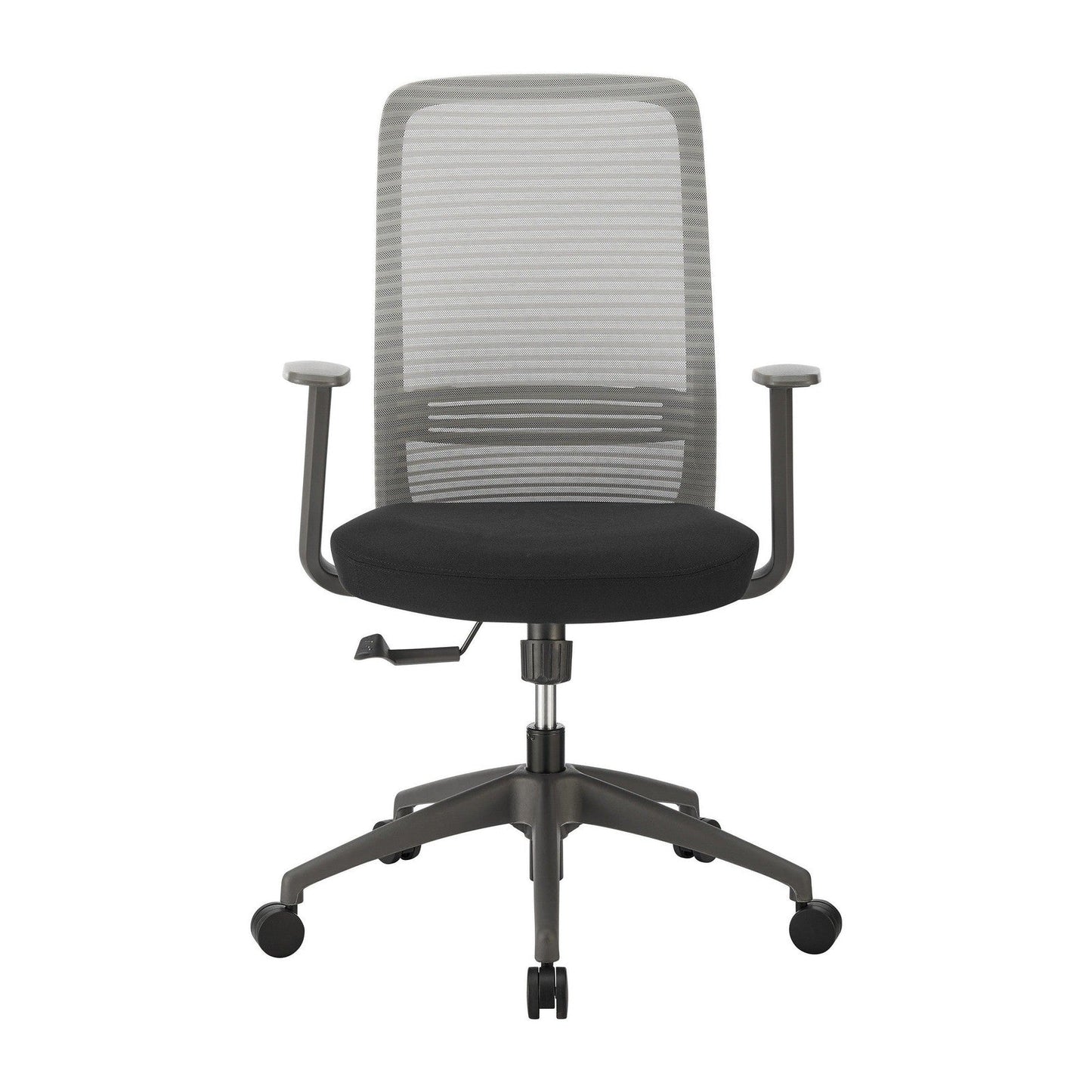 Chaise de bureau à dossier moyen Kasper de style européen