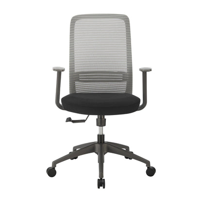 Chaise de bureau à dossier moyen Kasper de style européen