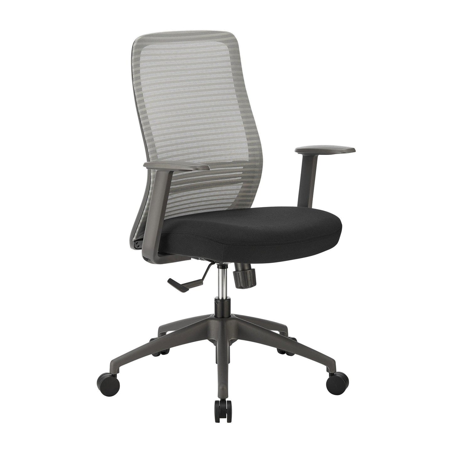 Chaise de bureau à dossier moyen Kasper de style européen
