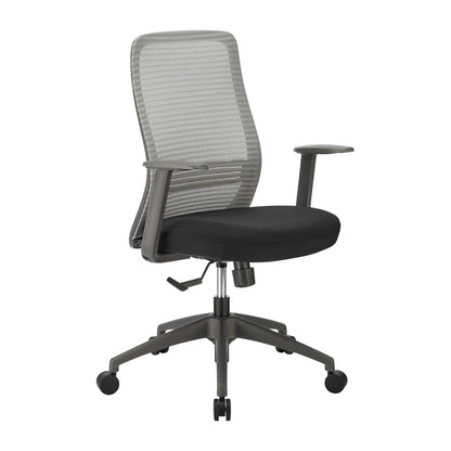 Chaise de bureau à dossier moyen Kasper de style européen