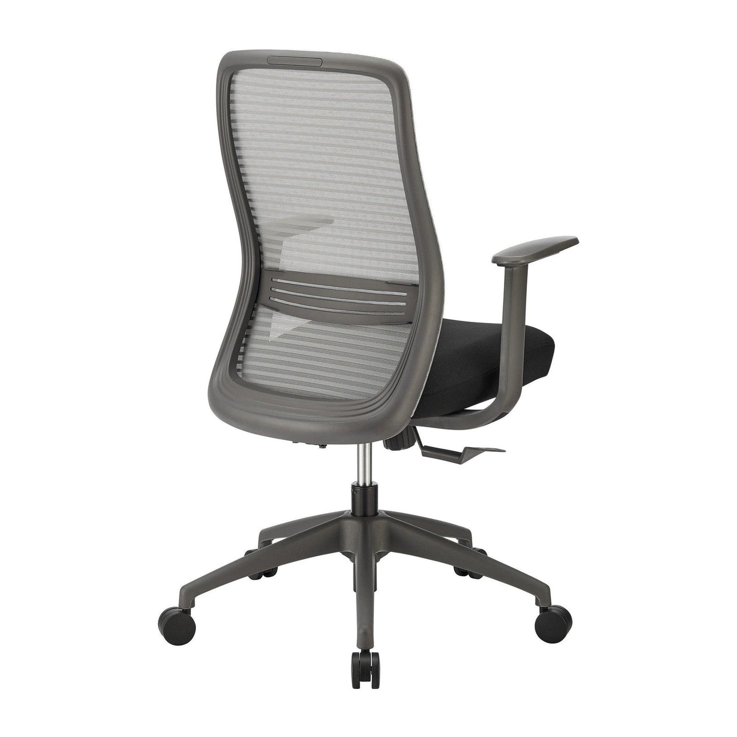 Chaise de bureau à dossier moyen Kasper de style européen