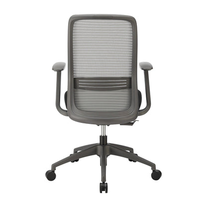 Chaise de bureau à dossier moyen Kasper de style européen