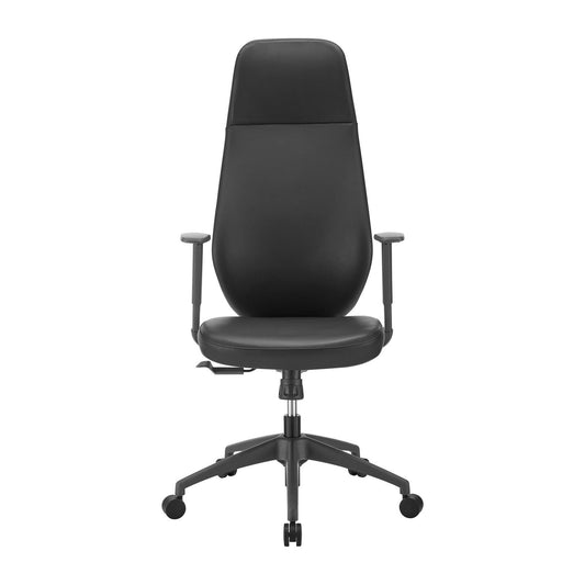 Chaise de bureau à dossier haut Filip de style européen
