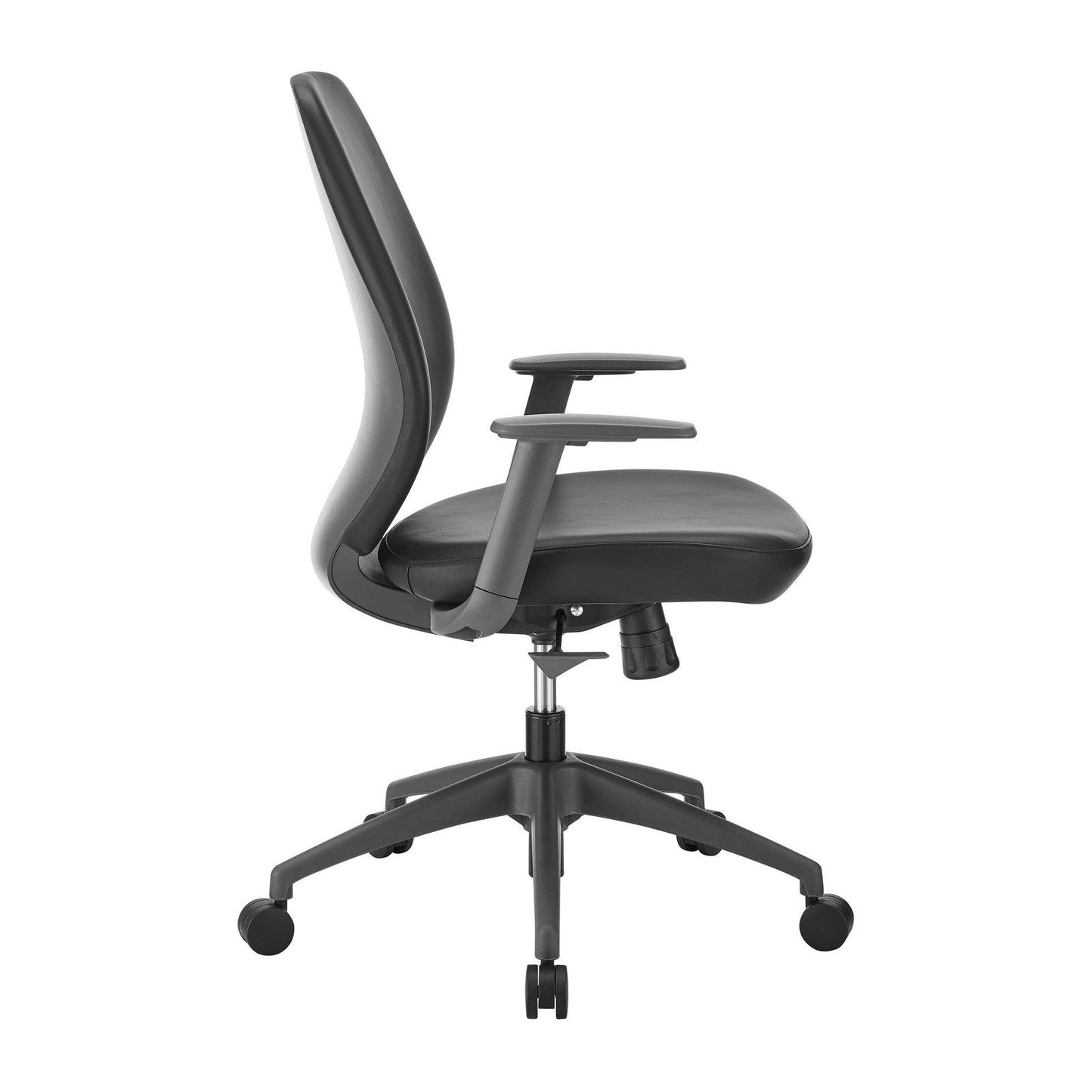 Chaise de bureau à dossier bas Filip de style européen