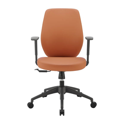 Chaise de bureau à dossier bas Filip de style européen
