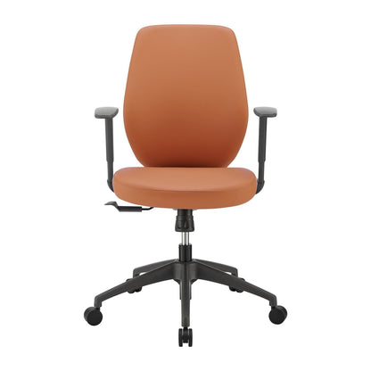 Chaise de bureau à dossier bas Filip de style européen