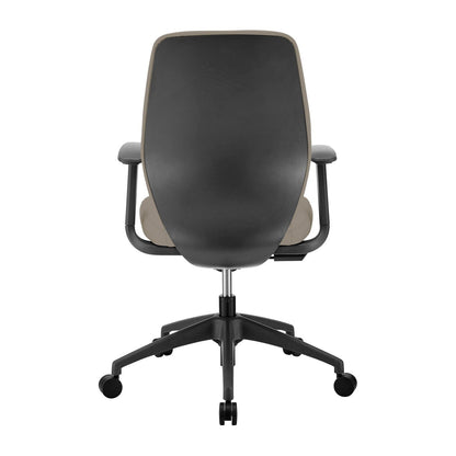 Chaise de bureau à dossier bas Filip de style européen
