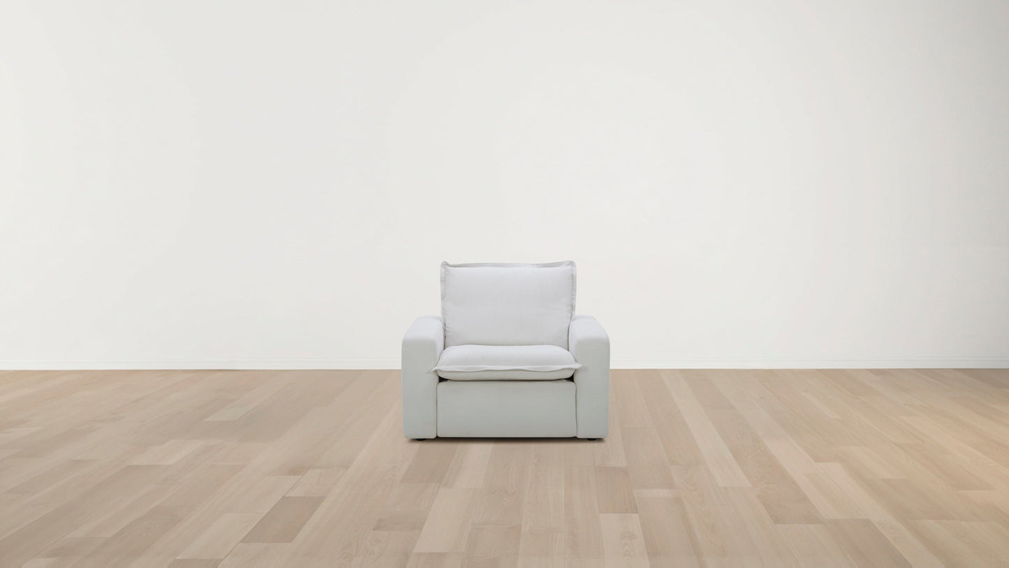 Fauteuil inclinable électrique - Dewi Vanille