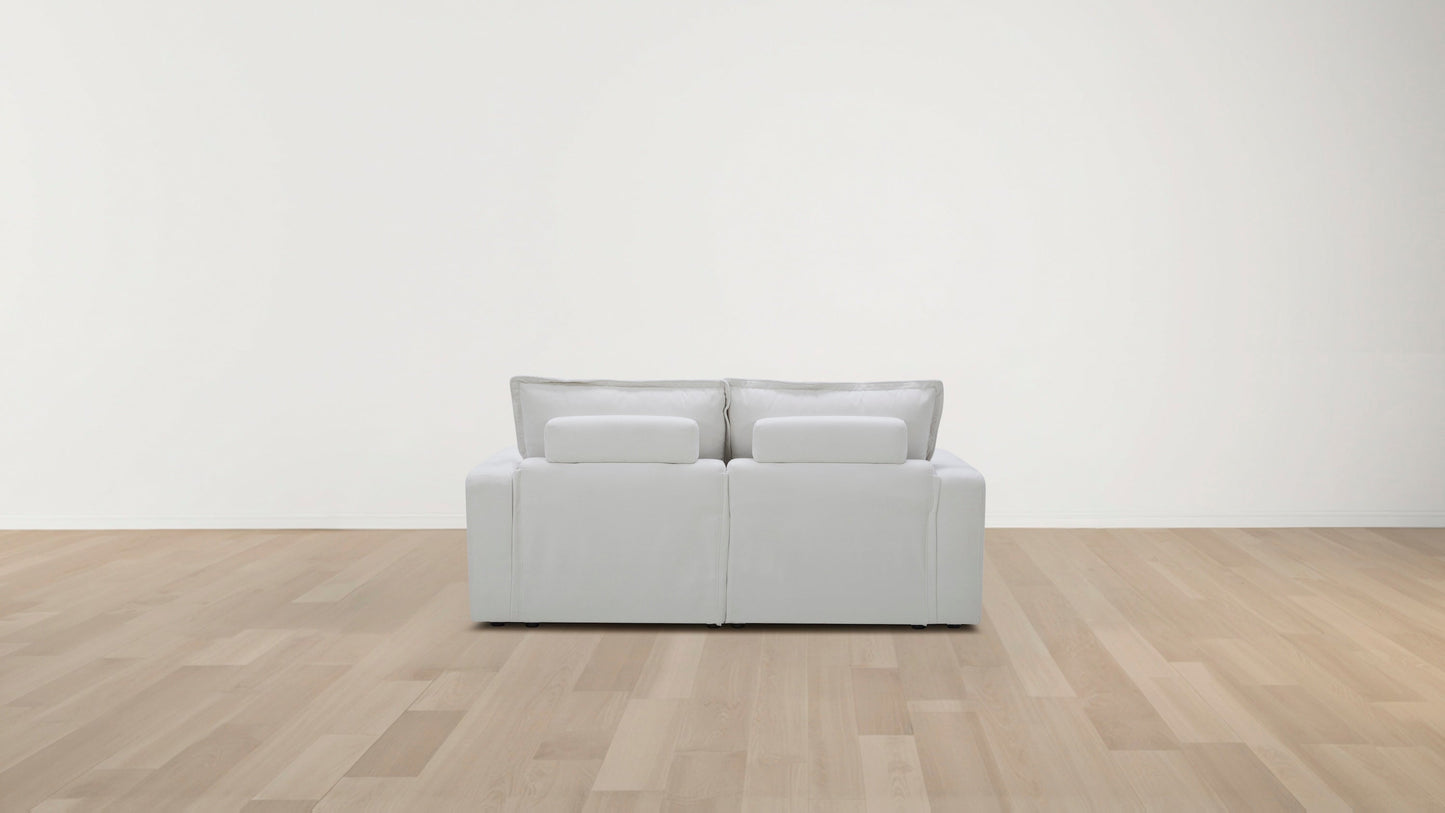 Canapé inclinable électrique - Dewi Vanille