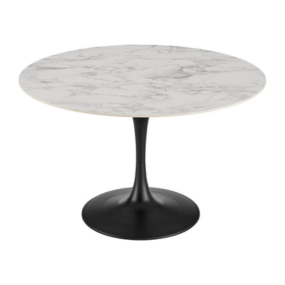 Table ronde Astrid 47 de style européen
