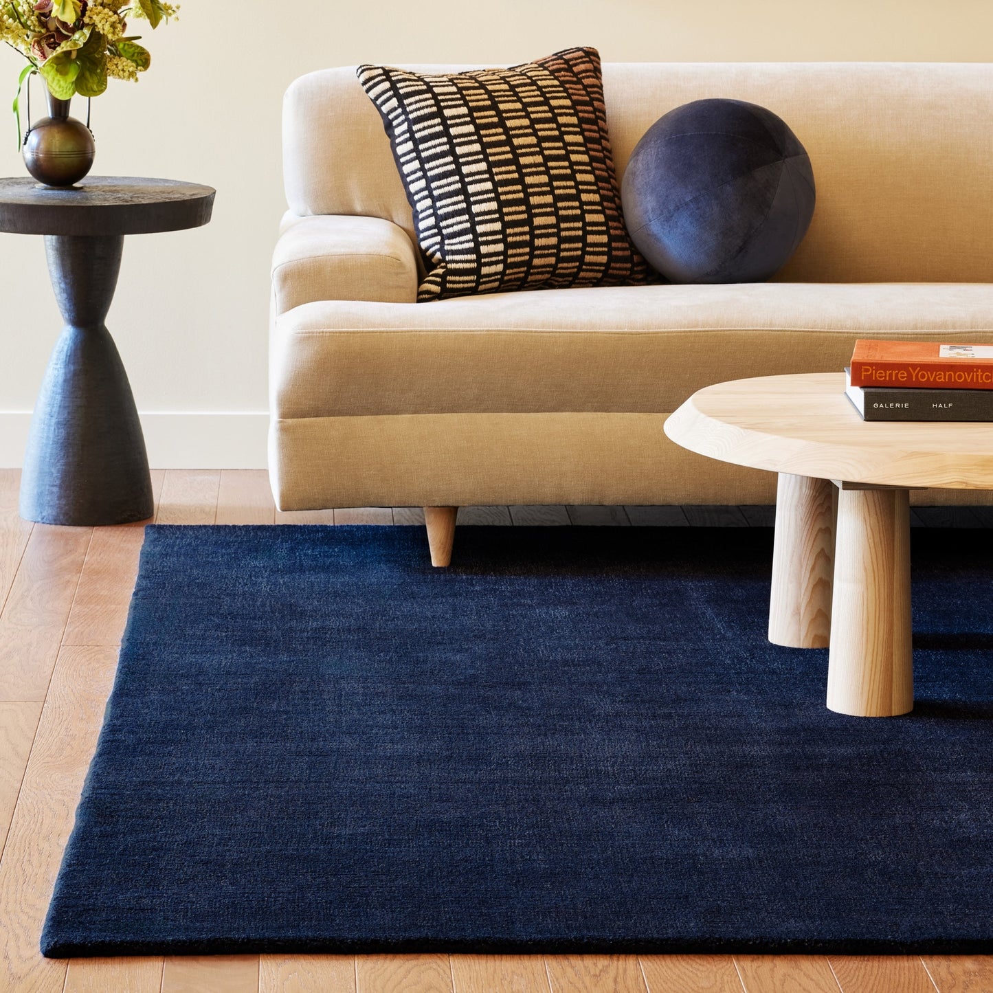 Tapis Nuloom Arrel en laine mélangée mouchetée