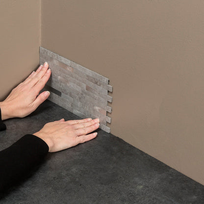 Carrelage mural adhésif Aspect Collage