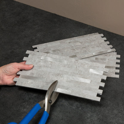 Carrelage mural adhésif Aspect Collage