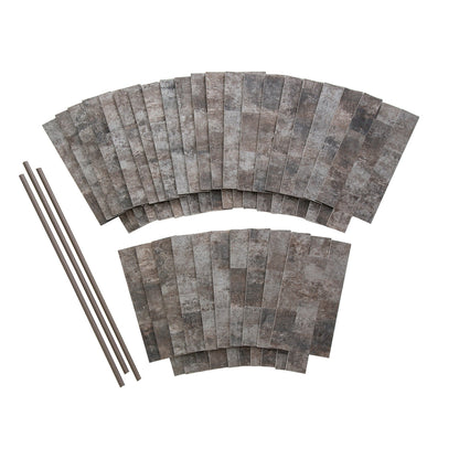 Carrelage mural adhésif Aspect Collage