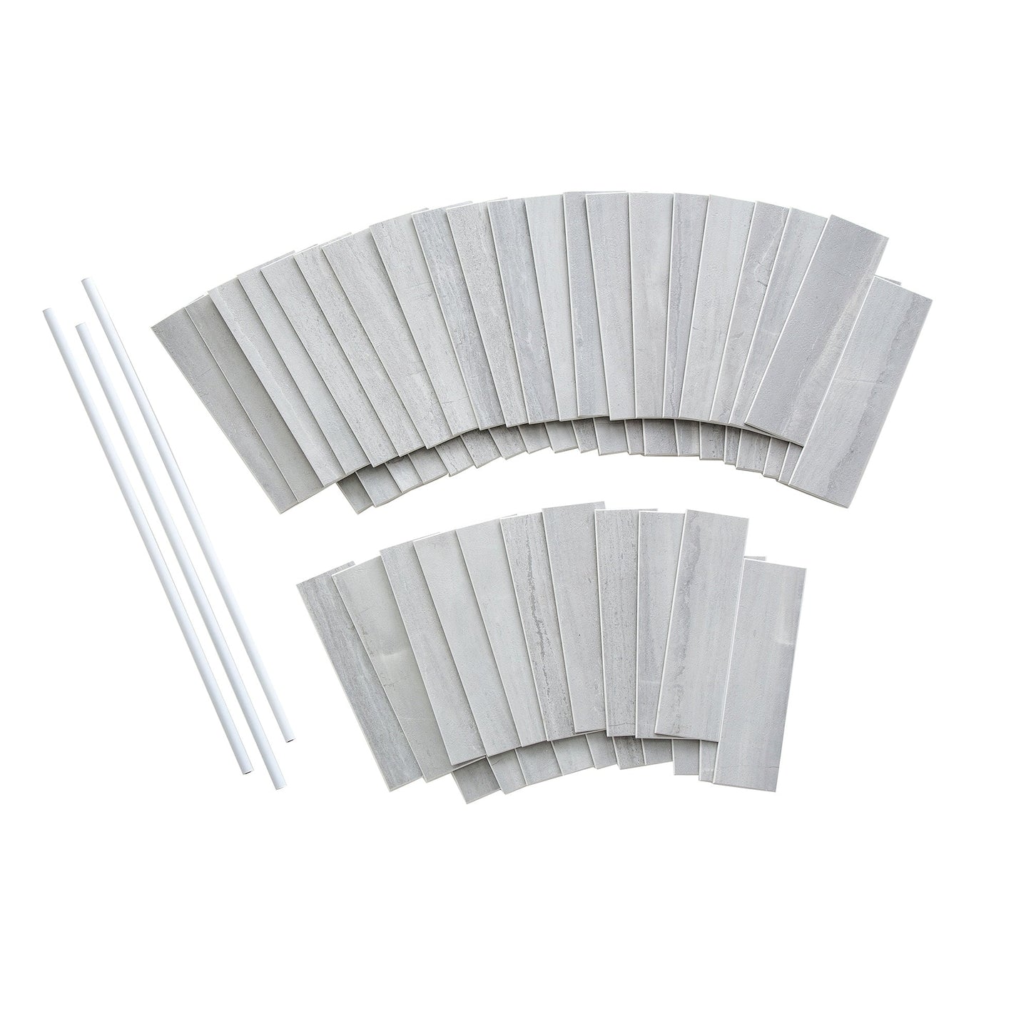 Carrelage mural adhésif Aspect Collage