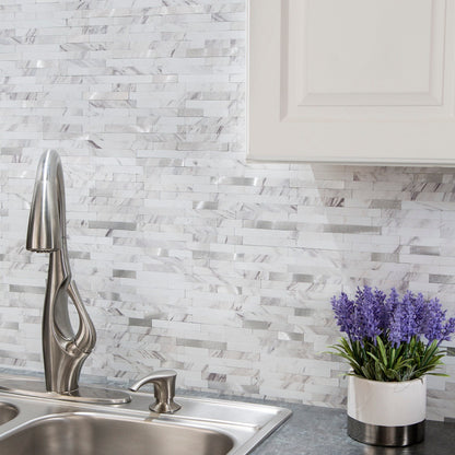 Carrelage mural adhésif Aspect Collage