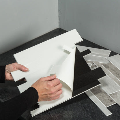 Carrelage mural adhésif Aspect Collage