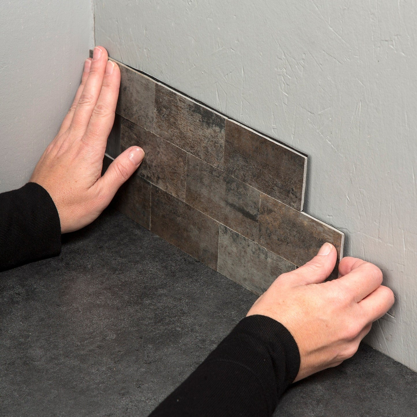 Carrelage mural adhésif Aspect Collage