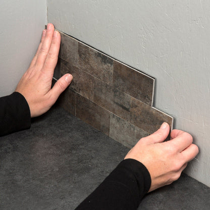 Carrelage mural adhésif Aspect Collage