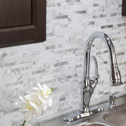 Carrelage mural adhésif Aspect Collage